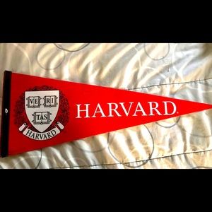 Harvard dorm flag